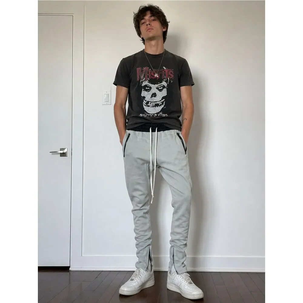 Essentials FEAR OF GOD Gray Lounge Jogger Sweat Pants Trousers  Mens Size Medium